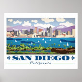 San Diego Skyline Poster (Voorkant)