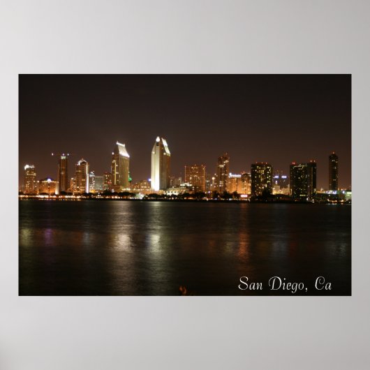 San Diego Skyline Poster (Voorkant)