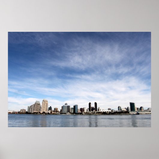 San Diego Skyline Poster (Voorkant)