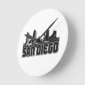 San Diego Skyline Ronde Klok (Hoek)