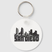 San Diego Skyline Sleutelhanger (Voorkant)