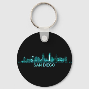 San Diego Skyline Sleutelhanger
