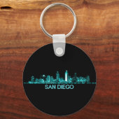 San Diego Skyline Sleutelhanger (Voorkant)