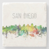 SAN DIEGO SKYLINE SP - STENEN ONDERZETTER (Voorkant)