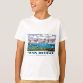 San Diego Skyline T-shirt (Voorkant)