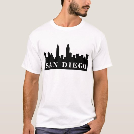 San Diego Skyline T-shirt (Voorkant)