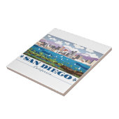 San Diego Skyline Tegeltje (Zijkant)