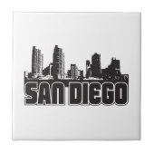 San Diego Skyline Tegeltje (Voorkant)