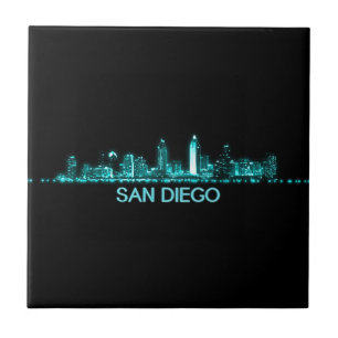 San Diego Skyline Tegeltje