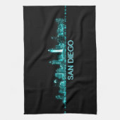 San Diego Skyline Theedoek (Verticaal)