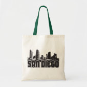 San Diego Skyline Tote Bag (Voorkant)