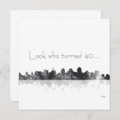 SAN DIEGO SKYLINE - Uitnodiging (Voorkant / Achterkant)