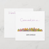 SAN DIEGO SKYLINE WB1 - KAART (Voorkant / Achterkant)