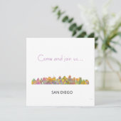 SAN DIEGO SKYLINE WB1 - KAART (Staand voorkant)