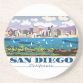 San Diego Skyline Zandsteen Onderzetter