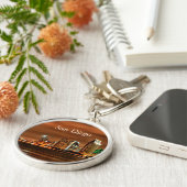 San Diego Souvenir Sleutelhanger (Zijkant)