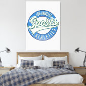 San Diego Sports Athletic logo Canvas Afdruk (Insitu (Slaapkamer))