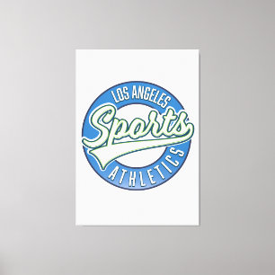 San Diego Sports Athletic logo Canvas Afdruk