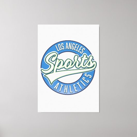 San Diego Sports Athletic logo Canvas Afdruk (Voorkant)