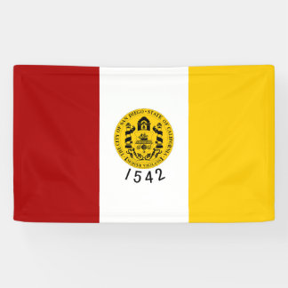 San Diego stad Californië Vlag symbool Verenigde S Spandoek