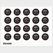 San Diego State Azteken overwinning Ronde Sticker (Vel)