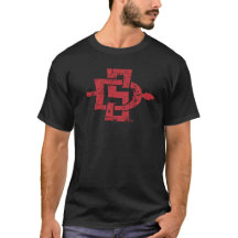 San Diego State Logo Distress