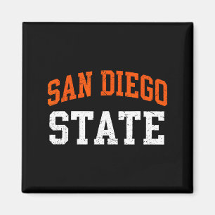 San Diego State T-shirt Usa Design Liefhebber Mann Magneet