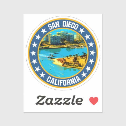 San Diego Sticker (Vel)