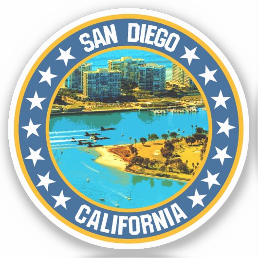 San Diego Sticker (Voorkant)