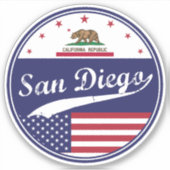 San Diego Sticker (Voorkant)