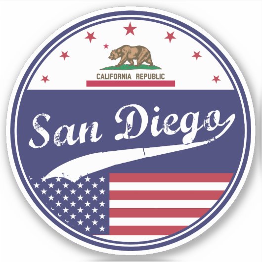 San Diego Sticker (Voorkant)
