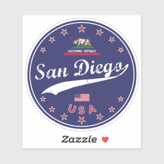 San Diego Sticker (Vel)