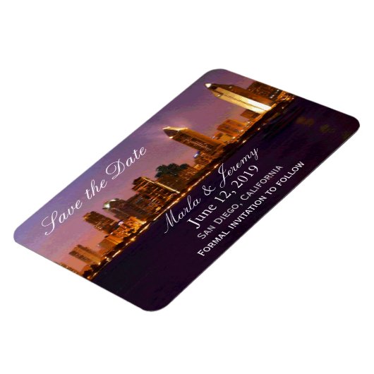 San Diego stijl opslaan van de datum Magneet (Linkerzijde)