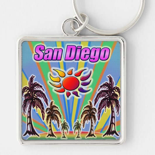 San Diego Summer Love Sleutelhanger (Voorkant)