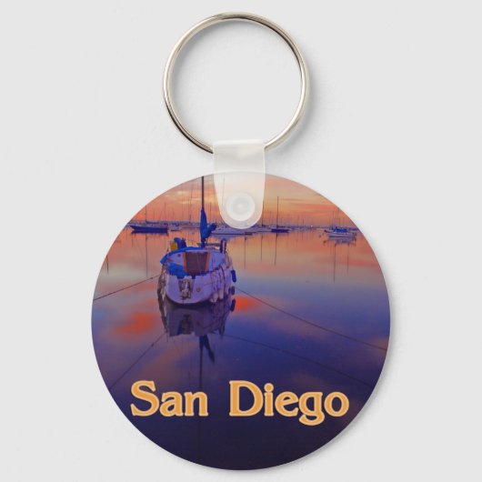 San Diego Sunrise Sleutelhanger (Voorkant)