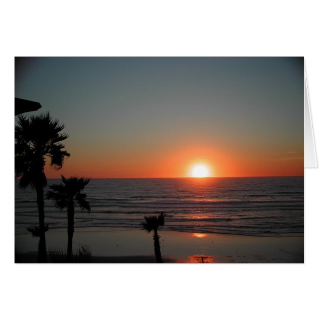 San Diego Sunset aan Pacific Beach (Voorkant Horizontaal)