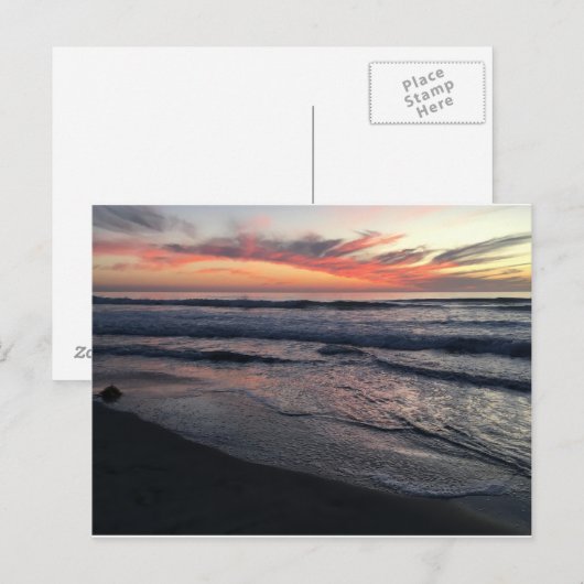 San Diego Sunset Briefkaart (Voorkant / Achterkant)