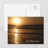 San Diego Sunset Briefkaart (Voorkant / Achterkant)