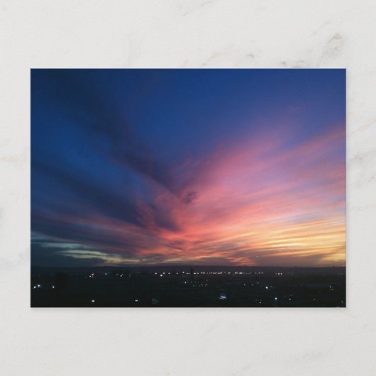 San Diego Sunset Briefkaart (Voorkant)