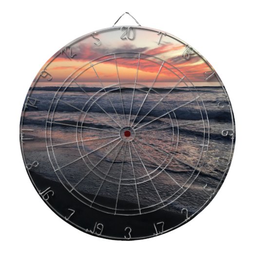 San Diego Sunset Dartbord (Voorkant)
