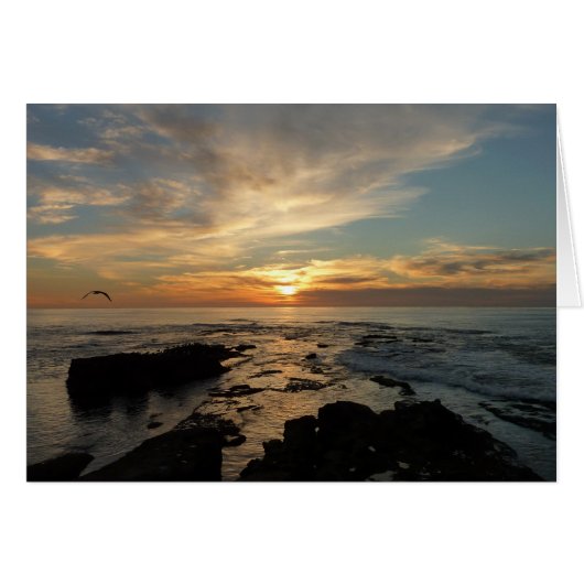 San Diego Sunset I California Seascape (Voorkant Horizontaal)