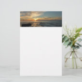 San Diego Sunset I California Seascape Briefpapier (Staand voorkant)