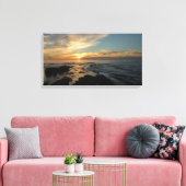 San Diego Sunset I California Seascape Canvas Afdruk (Insitu (Woonkamer))