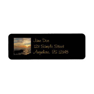 San Diego Sunset I California Seascape Etiket