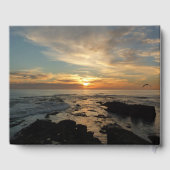 San Diego Sunset I California Seascape Gastenboek (Achterkant)
