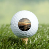 San Diego Sunset I California Seascape Golfballen (Insitu Shirt)