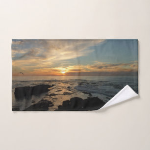 San Diego Sunset I California Seascape Handdoek