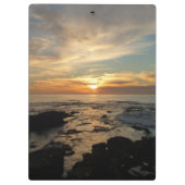 San Diego Sunset I California Seascape Klembord (Achterkant)