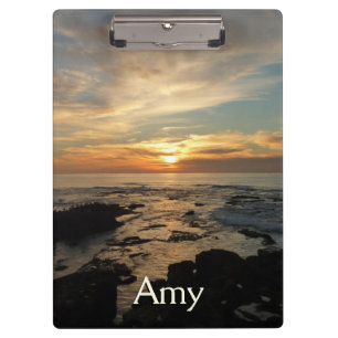 San Diego Sunset I California Seascape Klembord