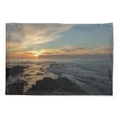 San Diego Sunset I California Seascape Kussensloop (Achterkant)